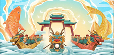 粽情四海，三舟齐发
